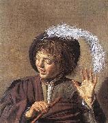 Frans Hals Singing Boy with a Flute WGA oil on canvas